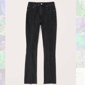 Abercrombie & Fitch The Skinny High Rise, Black, Size 29/8 X-Short